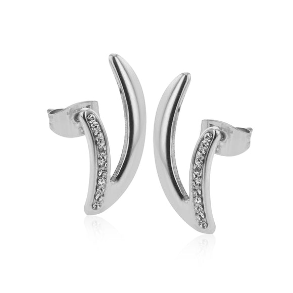 V Shaped Stud Earrings