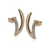 V Shaped Stud Earrings